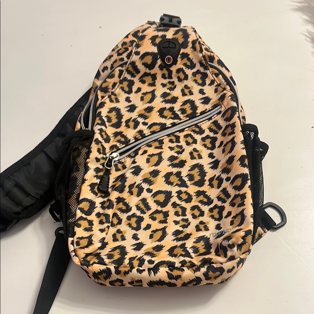Leopard Print Sling Bag